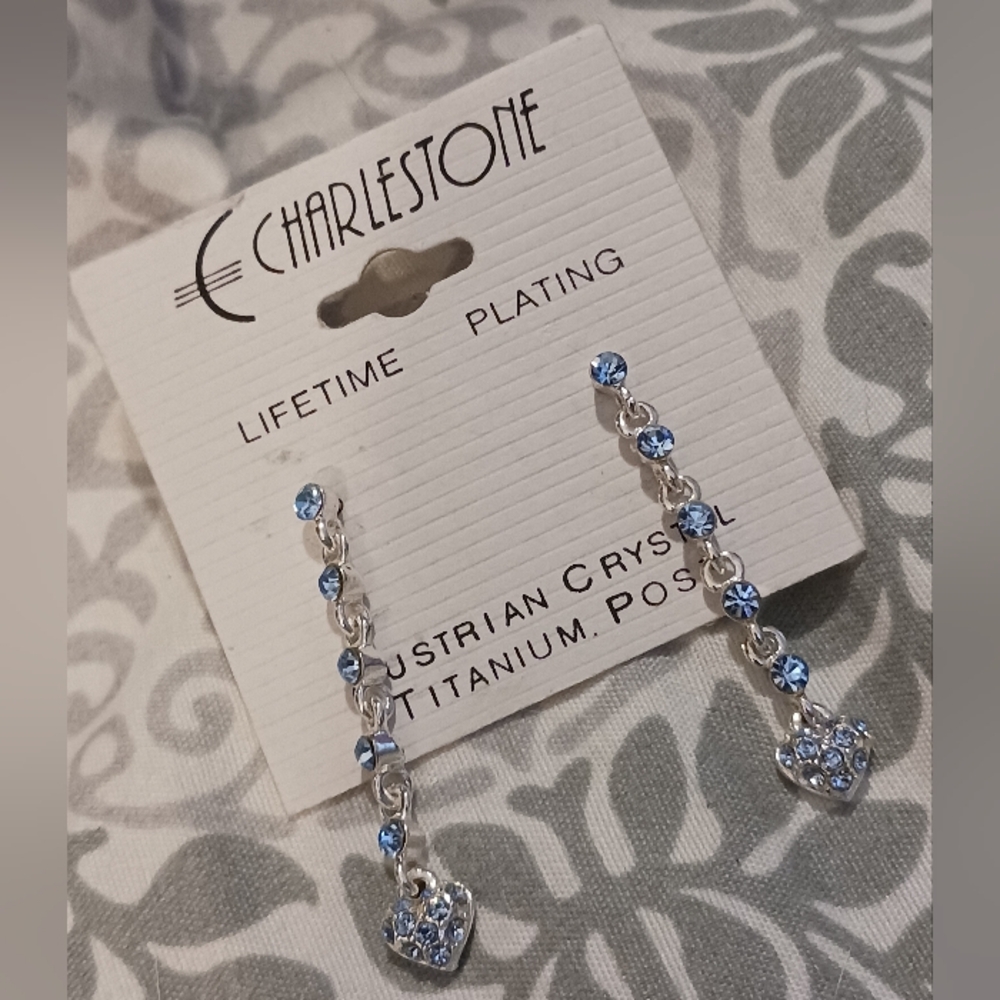 NWT!! CHARLESTONE Austrian Crystal Earrings